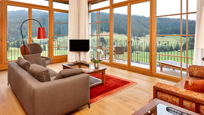 Un hôtel de luxe équipé avec des produits Kampmann