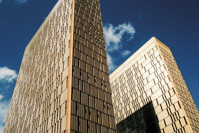 The towers of the European Court of Justice